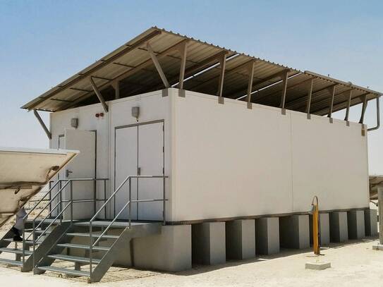 Passively cooled shelter